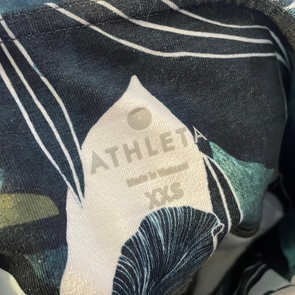 Athleta Chaturanga Tropical Print Leggings Size XXS - Picture 7 of 17